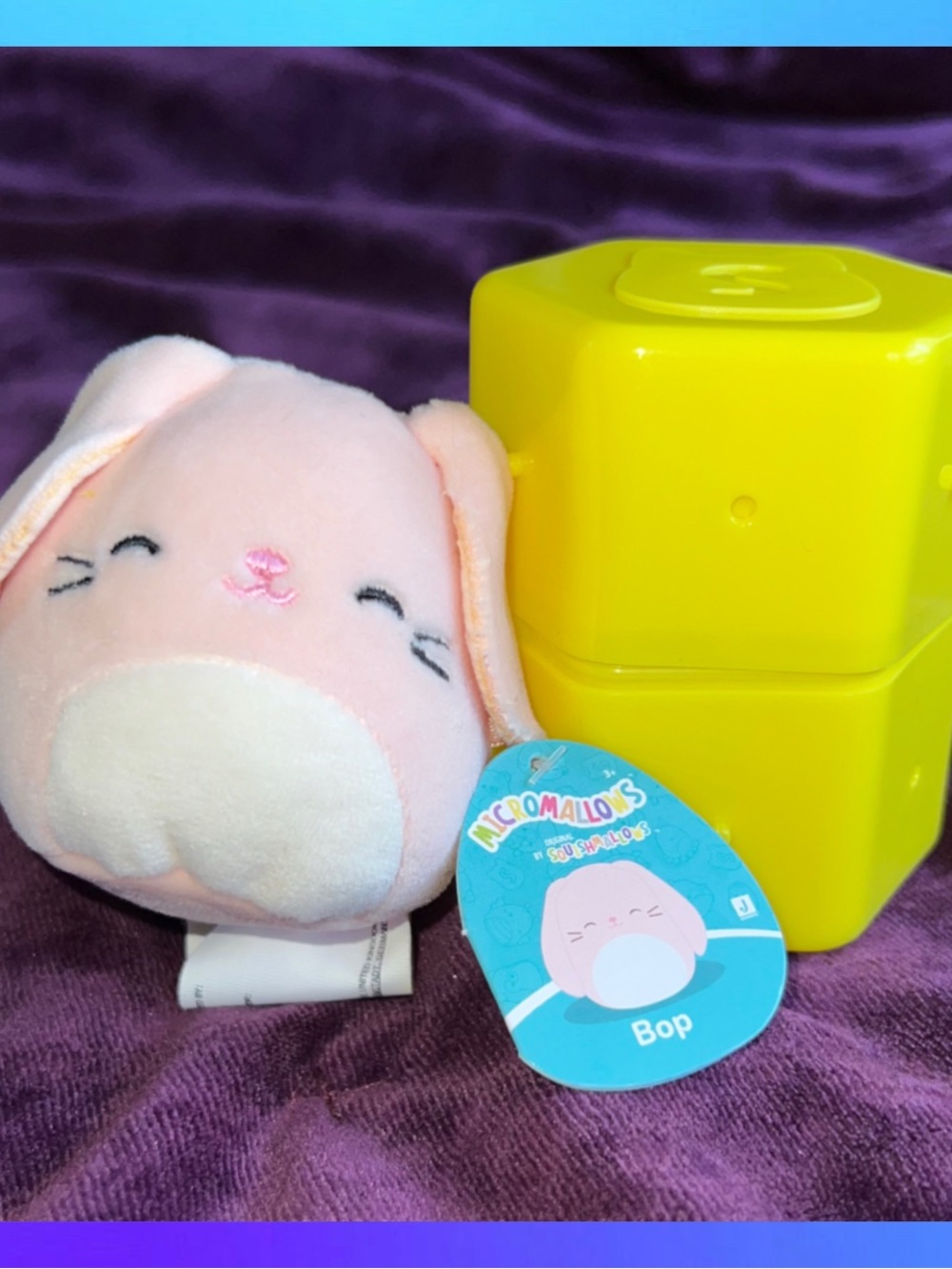 Squishmallow Micromallow Bunny Rabbit Tiny Plush Toy New With Tags